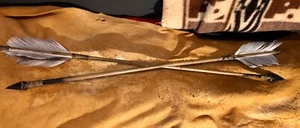 2 Primitive Native American inspired Arrows  - Picture 1 of 9
