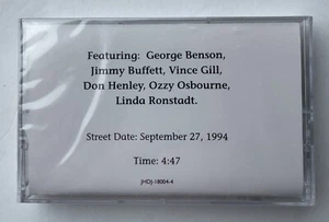 KERMIT UNPIGGED-Don Henley,Ozzy Osbourne,Jimmy Buffet ADVANCE CASSETTE PROMO NEW - Picture 1 of 4
