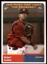 2006 MultiAd Pacific Coast League Top Prospects Robert Andino Albuquerque