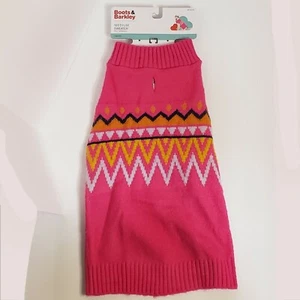 Boots & Barkley Dog and Cat Sweater Pink Medium New - Picture 1 of 3