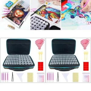 Diamond Painting Storage Bag Dimond Painting Jars Portable Nail Art Holder - Picture 1 of 12