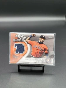 Carlos Correa 2021 TOPPS SERIES 1 MAJOR LEAGUE MATERIAL RELIC JERSEY #MLM-CC - Foto 1 di 2