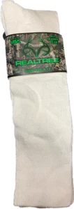REALTREE GANZJAHRESSTIEFEL DÜNNE GEFÜTTERTE SOCKEN WEISS Größe 10-13 (3 PAAR) MODELL 409 - Bild 1 von 2