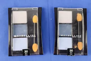 2x Maybelline Expert Wear Quad Stylish Smokes Eyeshadow, 30 Slate Blue - Picture 1 of 2