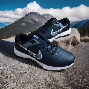 Nike Air Zoom Victory Pro 3 Men’s 8 Leather Golf Shoes DV6800-003 Black/Grey - Picture 1 of 11