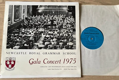 NEWCASTLE ROYAL GRAMMAR SCHOOL GALA CONCERT 1975 LP WOLSTENHOLME VG+ - Image 1 of 3