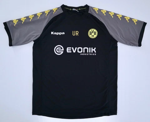 BORUSSIA DORTMUND 2009/10 Kappa Football training Shirt XL Soccer Jersey Cover