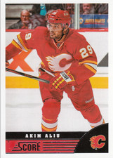 2013-14 Score Calgary Flames Hockey Card #60 Akim Aliu
