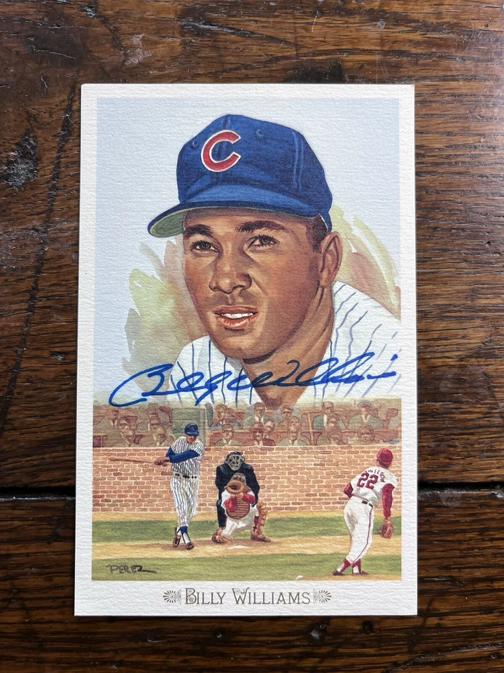 Autographed Billy Williams Hall of Fame Post Card (HOF) Chicago Cubs 03326/10,00 - Image 1 of 2