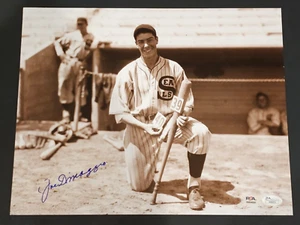 JOE DIMAGGIO Signed 11x14 Photo-HALL OF FAME-NEW YORK YANKEES-SEALS-PSA Letter - Picture 1 of 8