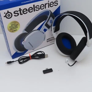 SteelSeries Arctis 7P Wireless Gaming Headset White For PlayStation PS4 PS5 PC - Picture 1 of 12