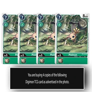 Piximon Common BT5-054 C Digimon TCG Card Playset Green - Picture 1 of 1