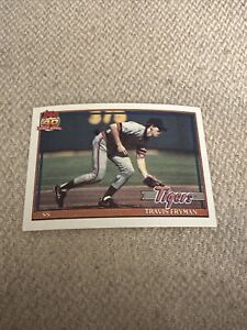 1991 Topps Baseball Card Travis Fryman Detroit Tigers #128