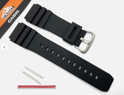 Genuine Casio Watch Band Diver MDV-106-1AV Rubber Strap and Spring Bar. - image 1 of 4