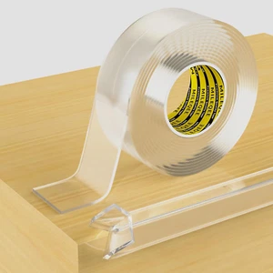 Clear Edge Protector Strip, 1.18In X 9.84FT, Self-Adhesive Bumper Corner Guards - Picture 1 of 12