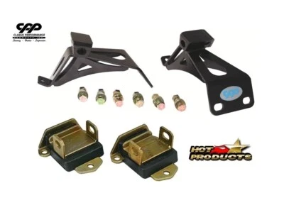 1963-72 Chevy C10 GMC Truck Small Block V8 Motor Mount Engine Perches Poly Pads - Image 1 of 4