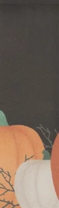 Pumpkins at Midnight (EACH ONE DIFFERENT) decorative paper, laminated bookmark - Picture 1 of 1