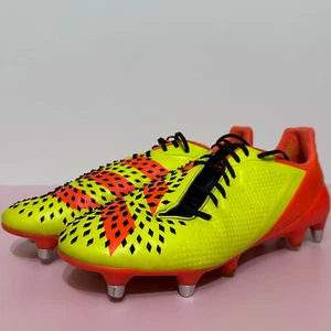 ADIDAS Predator MALICE Control SG Soft Ground Men`s Rugby Boots Yellow Size UK 9 - Picture 1 of 23