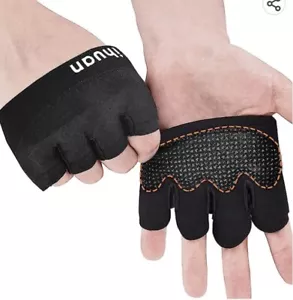 Ihaun Weightlifting Partial Gloves Size Small Black NWOT - Picture 1 of 5