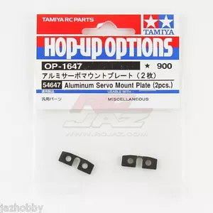 Tamiya 54647 Aluminum Servo Mount Plate (2pcs) For RC Car Hop Up Parts OP1647 - Picture 1 of 1