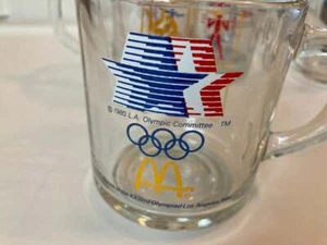 1984 Olympics Los Angeles McDonald's DRINKING Glass Cup Mug Games XXIII Olympiad - Picture 1 of 5