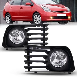 Fit for 2004-2009 Toyota Prius Bumper Fog Lights Lamps with Bulbs Switch+Harness - Picture 1 of 8