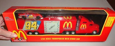 Mc Donald's Monopoly Transporter 1996 con camión Stock Car nuevo en caja #94 NASCAR Foto 1 de 4