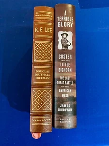 Menge 2 HB Bücher, Robert E. Lee in Leder, George A. Custer Tuch - Bild 1 von 12