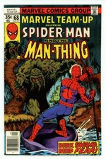 Marvel Team-Up #68 1978 VF 1st Series Man-Thing Marvel Comics Spider-Man
