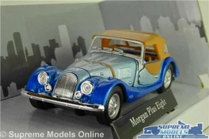 MORGAN MODEL CAR PLUS EIGHT ROADSTER BLUE 1:43 SCALE SPORTS CARARAMA K8 - Picture 1 of 4