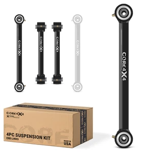 4pc Crawl Series Fixed Length End Link Kit fits Jeep Wrangler JK/JKU 07-18 - Picture 1 of 18