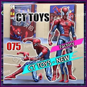 In Stock Ct Toys Spiderman Mafex 075 Figure The Anazing Spider-Man Comic Ver - Picture 1 of 24