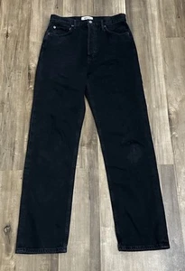 Agolde Damen 26 90s Pinch Waist Jeans schwarz 30” Schrittlänge - Bild 1 von 7