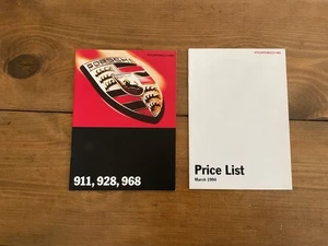 Porsche Sales Brochure & Price List Specifications 911 928 968 - 1994 1995 - Picture 1 of 8