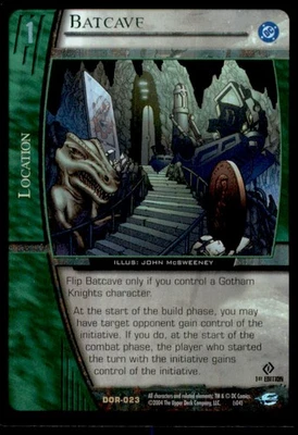 2004 U.D. VS System DC Origins 1st Edition Batcave #DOR-023 Foil - Image 1 of 2