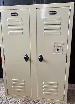 American Girl Doll Julie Double Yellow Metal School Locker Retired - Image 1 of 4