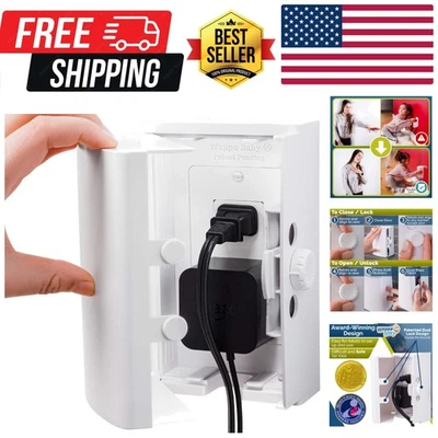 Cubierta de salida CAJA a prueba de bebés paquete de 2 patentado doble bloqueo para mucho mejor Todd... Foto 1 de 4