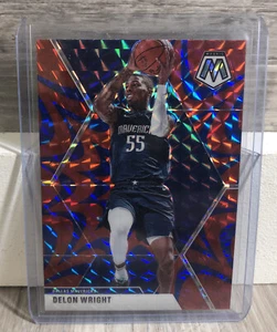 2019 Delon Wright Reactive Blue Prizm Dallas Mavericks NBA Mosaic #94 - Picture 1 of 7
