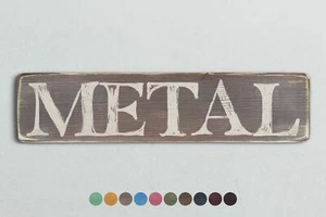 Letrero de madera estilo vintage de metal. Shabby Chic Retro Hogar Regalo - Imagen 1 de 2