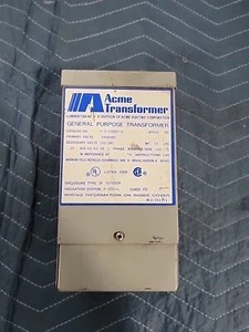 ACME Transformer T-2-53007-S 240/480V 50/60Hz 1 Phase.                      - Picture 1 of 2