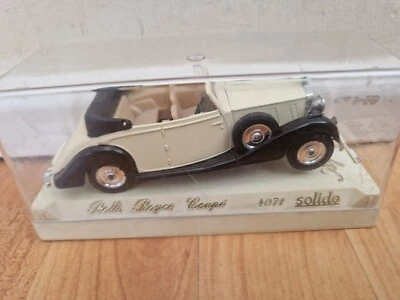 1/43 Solido Edad D'O - Clásico Rolls Royce Crema Coupe Coche de Metal Ref 4071 - Imagen 1 de 3
