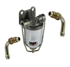 KRAFTSTOFF DEKANTERFILTER MIT ANSCHLÜSSEN ZUBEHÖR MOTOR BOOT NAUTISCH - Bild 1 von 1