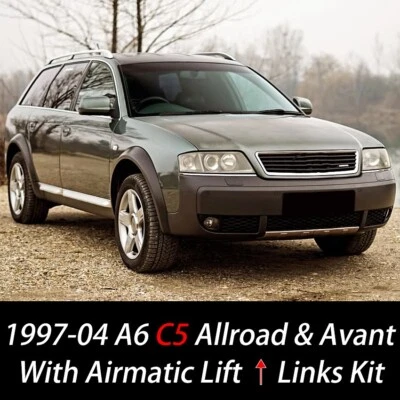 Kit de elevación ajustable de suspensión neumática para Audi A6 C5 Allroad Avant eleva barras de eslabones Foto 1 de 4