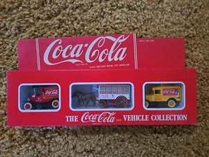 Coca-Cola Vehicle Collection 3 x Die-Cast - Collectable NEW & BOXED - Picture 1 of 5