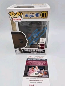 SHAQUILLE O'NEAL ORLANDO MAGIC SIGNED FUNKO POP JSA - Picture 1 of 7