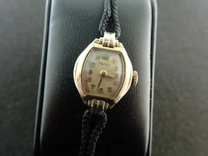VINTAGE 24.2MM LADIES PARKER WIRST WATCH WITH BRAIDED BAND - RUNNING - Picture 1 of 6