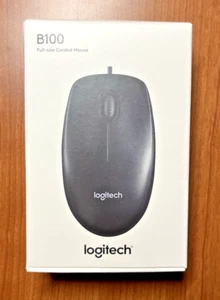 Logitech B100 USB Optical Mouse – Brand New & Factory Sealed in Box - Picture 1 of 5