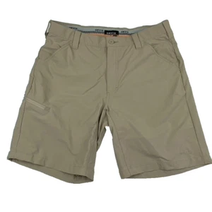 Pantalones Cortos Orvis Para Hombre 34 Caqui Ligeros Rendimiento Elastizados Informales Frente Plano - Imagen 1 de 5