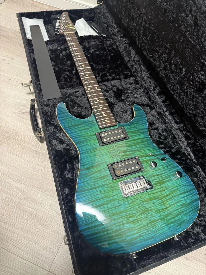Tom Anderson Drop Top Flame Maple Top on Mahogany Maui Kazowie - Изображение 1 из 4