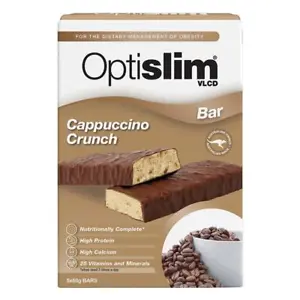 Optislim VLCD Bar Cappuccino Crunch 5 Pack - Picture 1 of 1